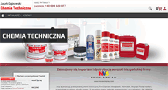 Desktop Screenshot of chemia-techniczna.com.pl